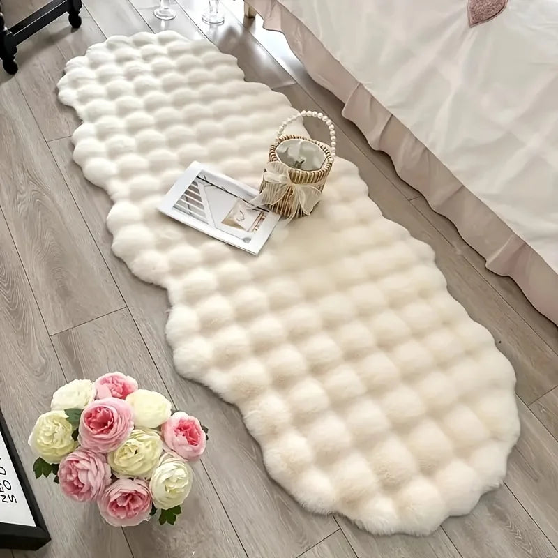 Tapete de Pelucia Luxuoso para Sala de Estar Kazaen