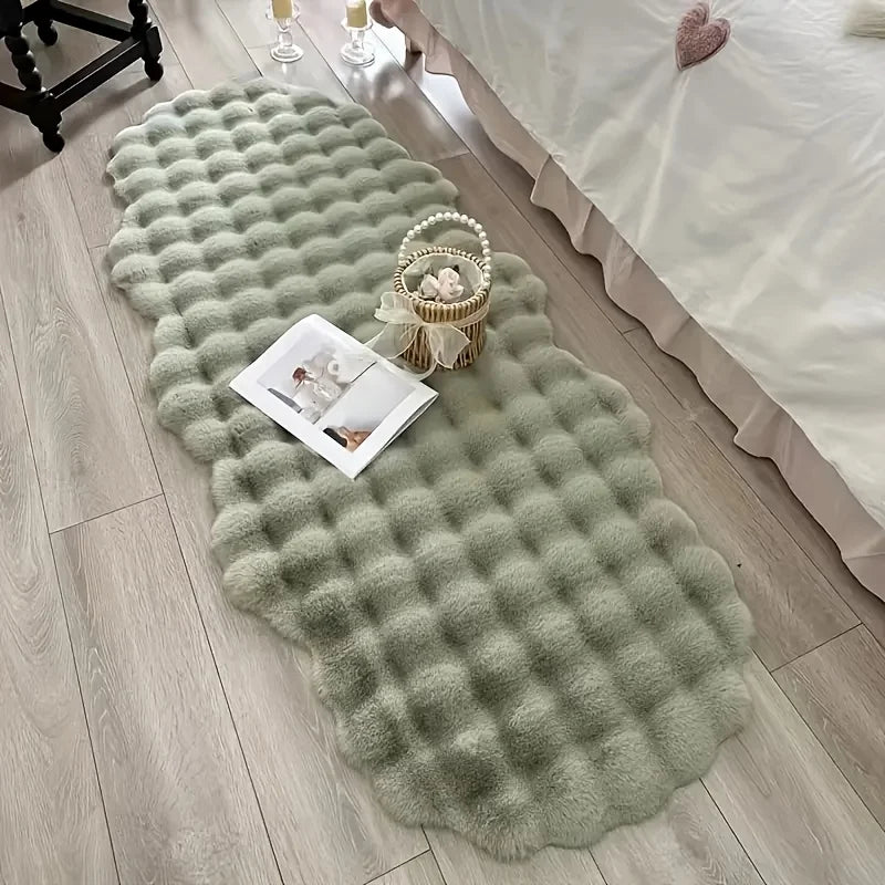 Tapete de Pelucia Luxuoso para Sala de Estar Kazaen