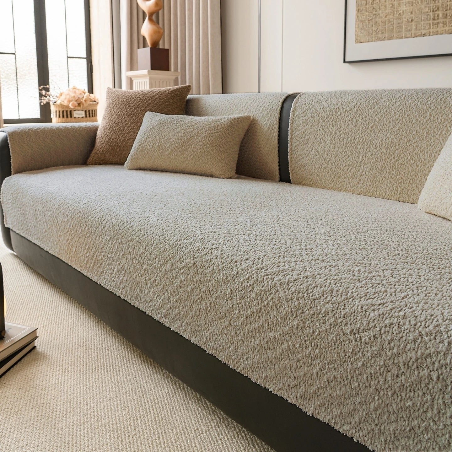 Capa de Sofa Chenille Antiderrapante Kazaen