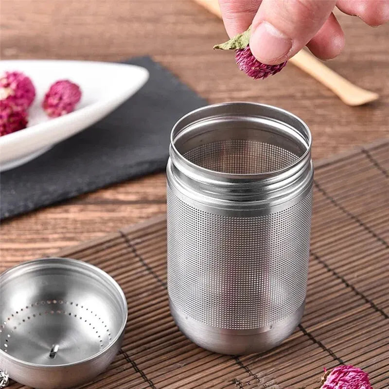 Infusor de Chá em Aço Inoxidável com Filtro de Malha Fina Kazaen