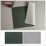 Sousplat de Couro Sintético Luxuoso para Mesa Kazaen