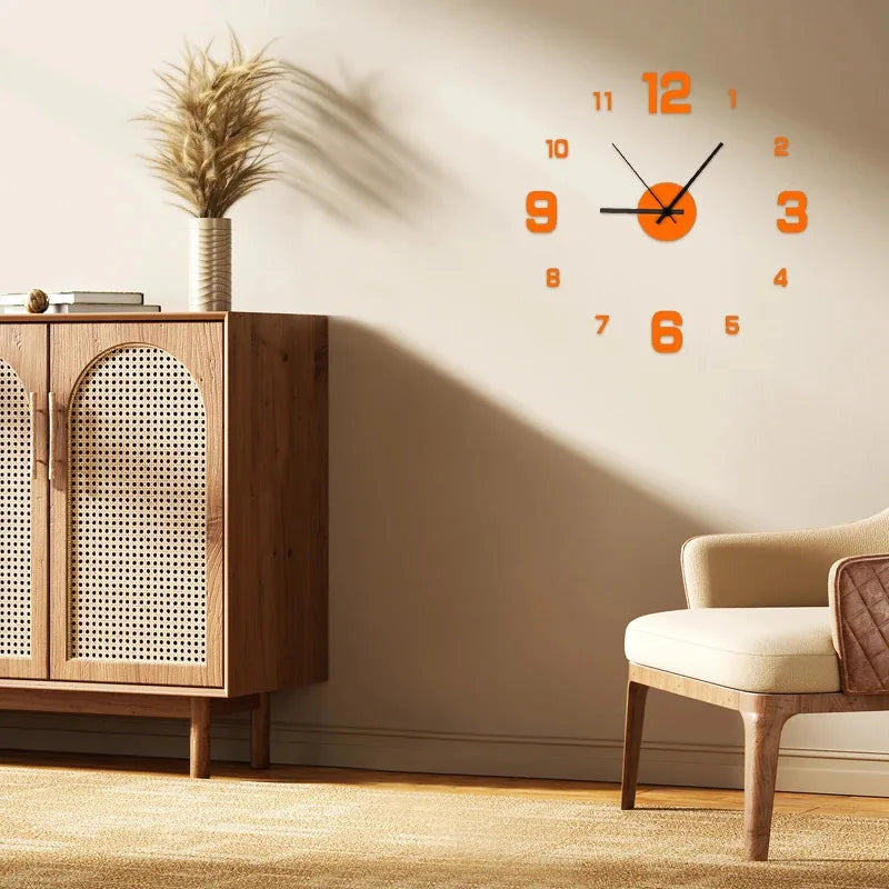Relogio de Parede Criativo em Design Minimalista Kazaen