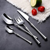 Conjunto de Talheres de Aço Inoxidável Fosco Kazaen