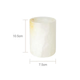 Conjunto de Acessorios para Banheiro em Marmore Onix Branco Kazaen
