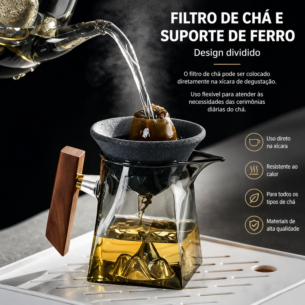 Infusor de Chá em Cerâmica Premium Microporoso Kazaen