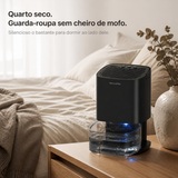 Desumidificador silencioso para ambientes pequenos Kazaen
