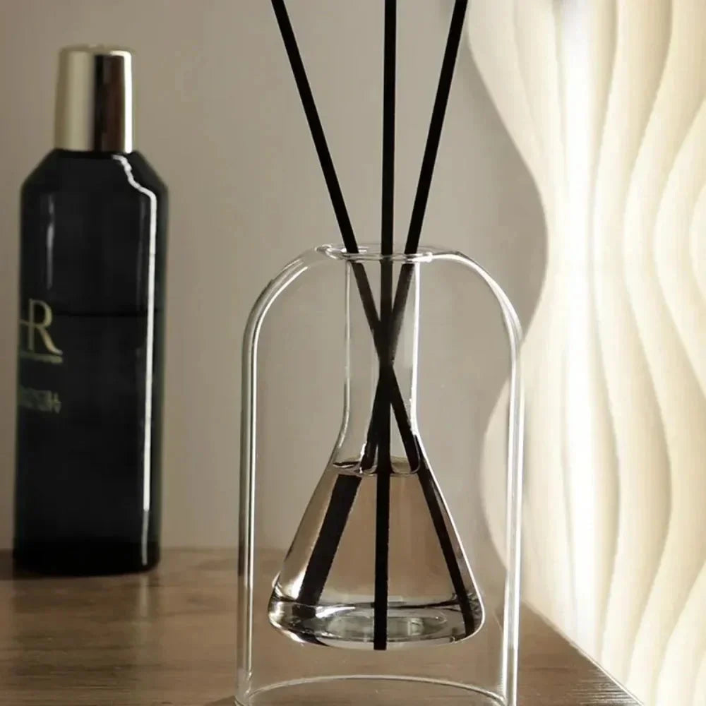 Difusor de Aromaterapia em Vidro Transparente Minimalista Kazaen