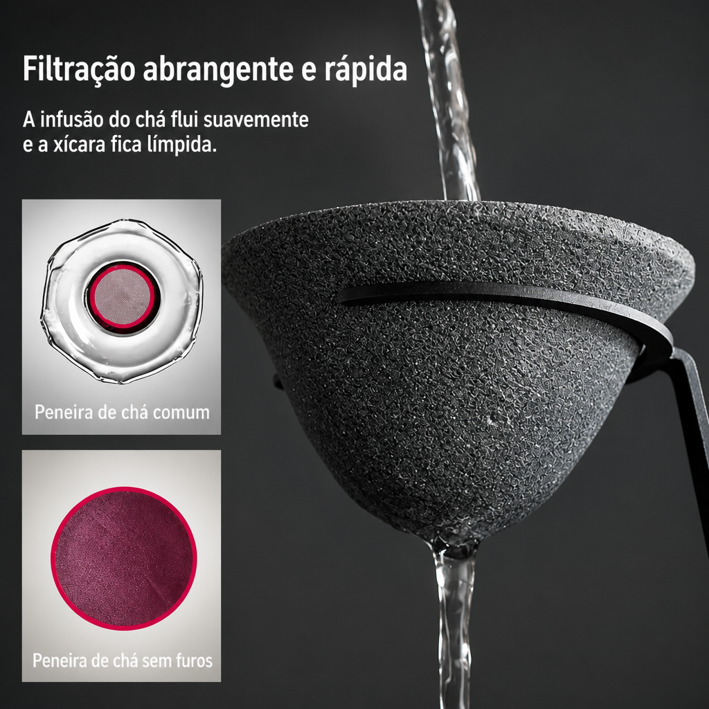 Infusor de Chá em Cerâmica Microporosa Kazaen