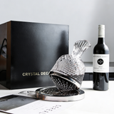 Decantador Giratório em Cristal de Luxo para Vinho Tinto